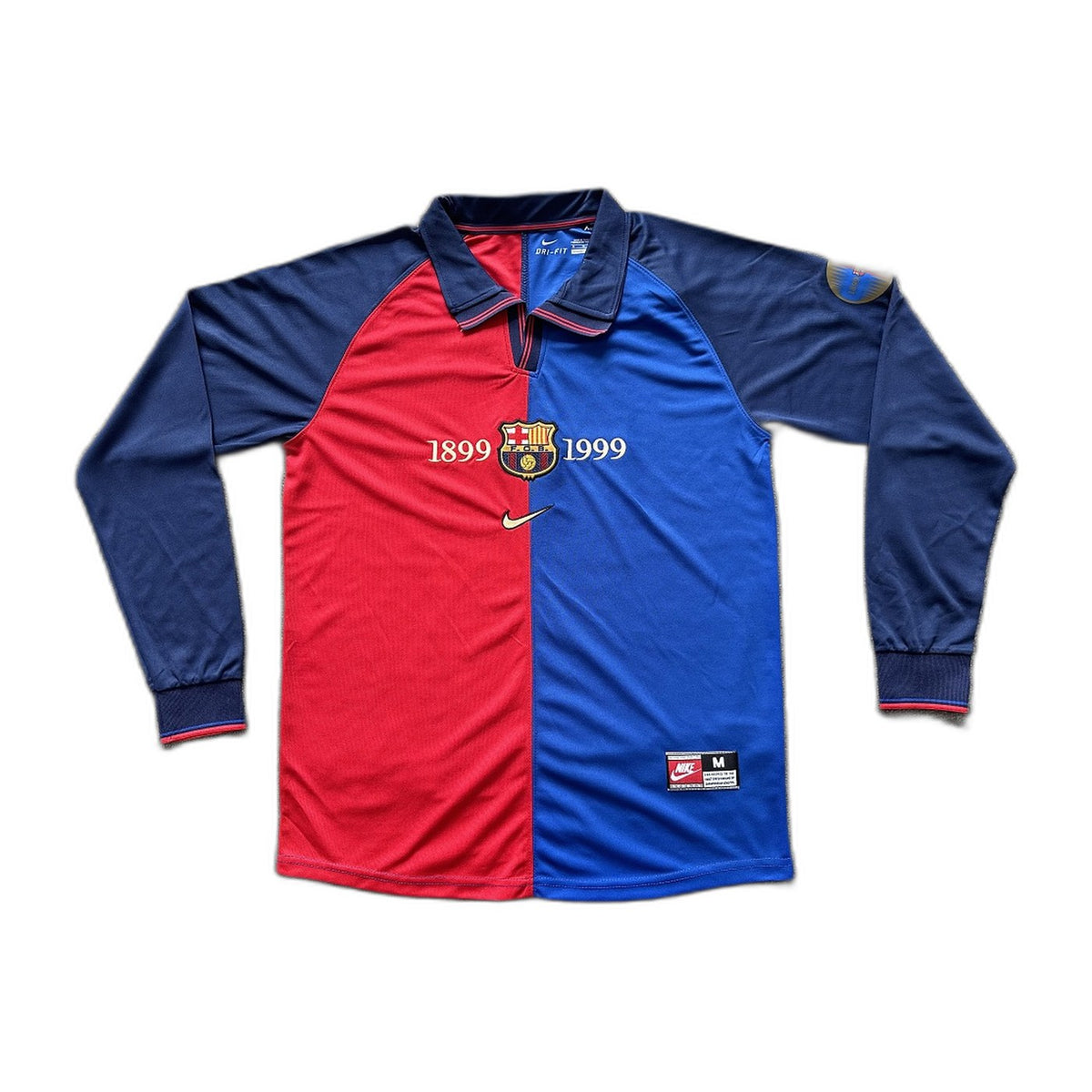 [DEMO] Maillot FC Barcelone domicile manches longues 1999-00
