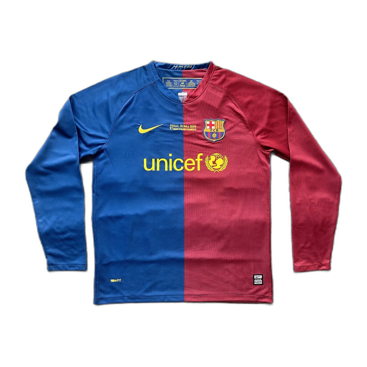 [DEMO] Maillot FC Barcelone domicile manches longues Ligue des Champions 2008-09