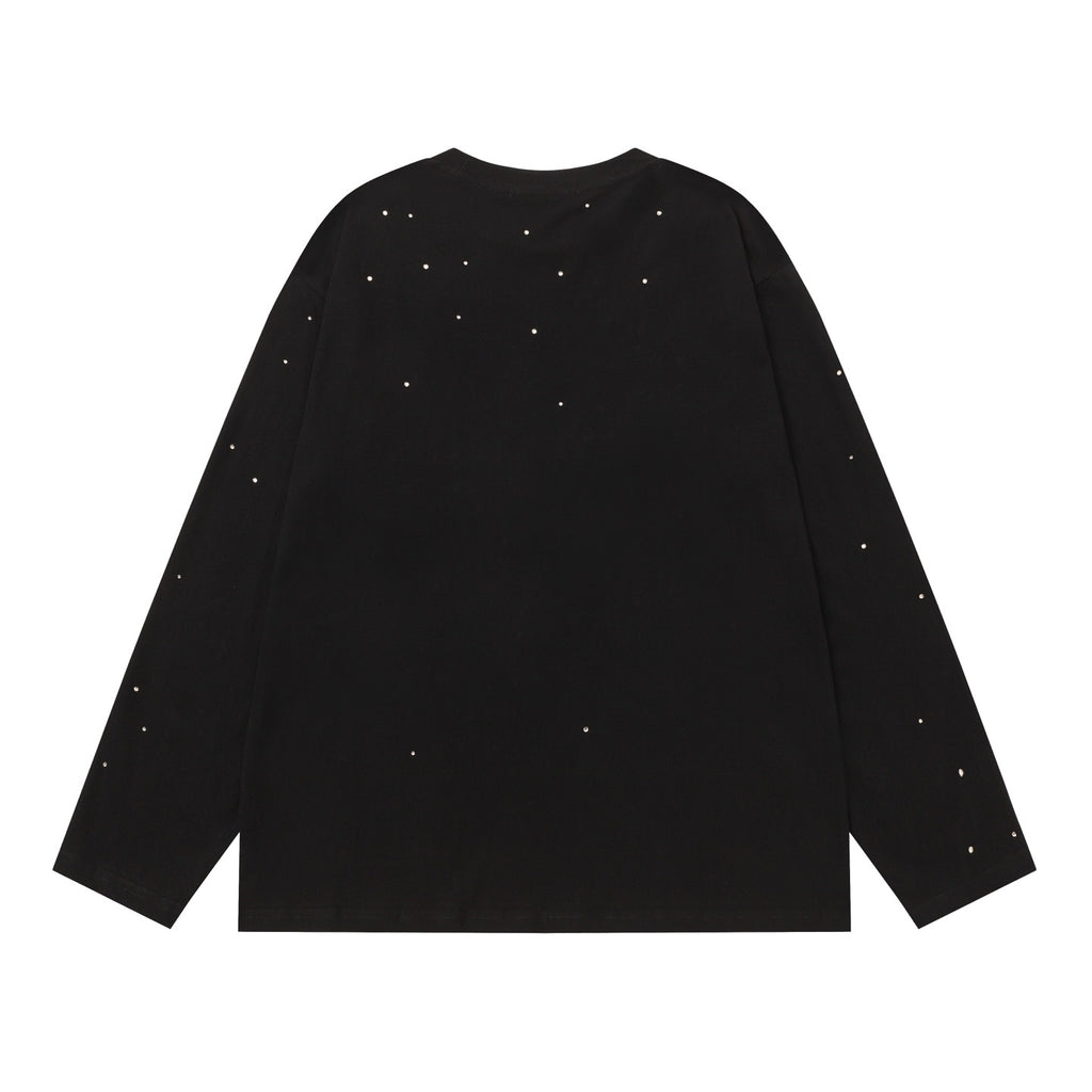 T-shirt Long Acne Stud Black