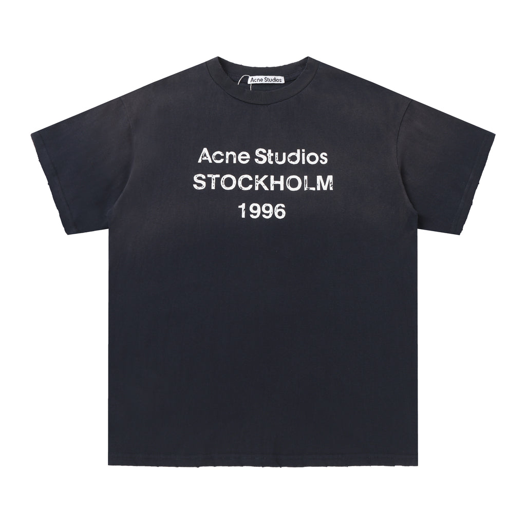 T-shirt Acne Stud Blue Navy R