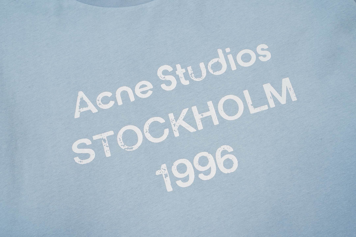 T-shirt Long Acne Stud Blue
