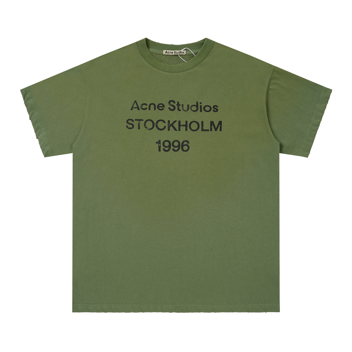 T-shirt Acne Stud Green