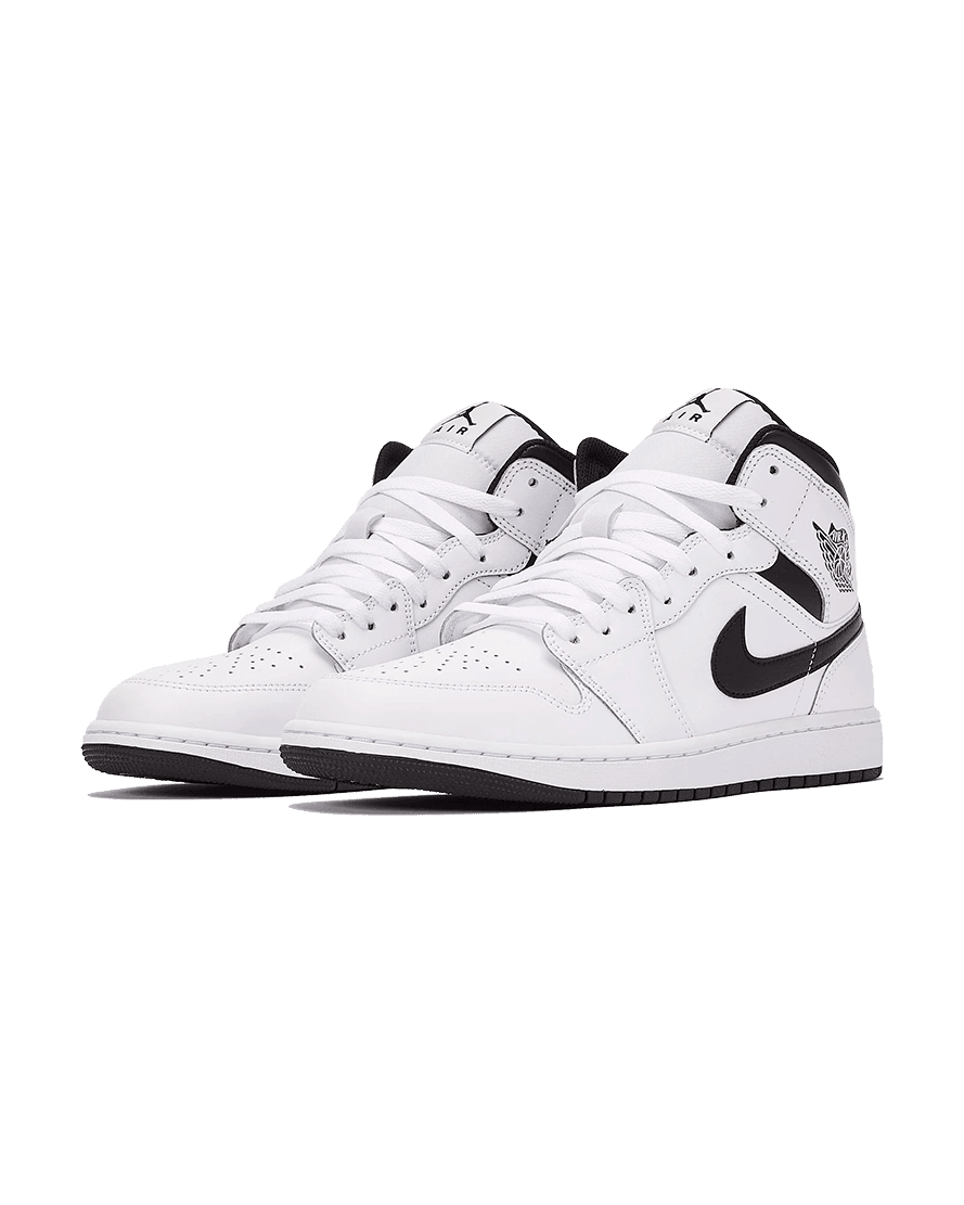 Air Jordan® 1 Mid White Black