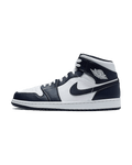 Air Jordan® 1 Mid White Metallic Gold Obsidian