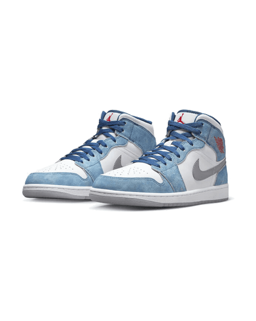 Air Jordan® 1 Mid French Blue Fire Red