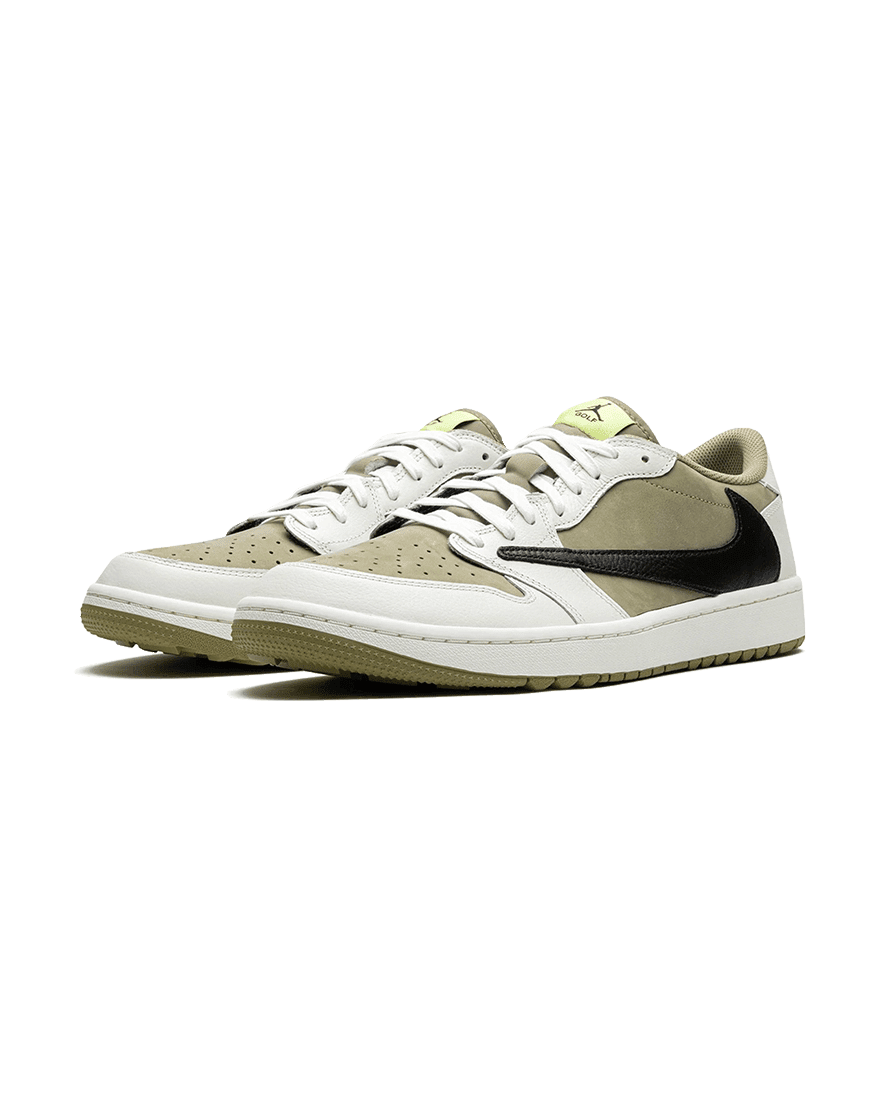 Air Jordan® 1 Low Golf x Travis Scott Black Neutral Olive