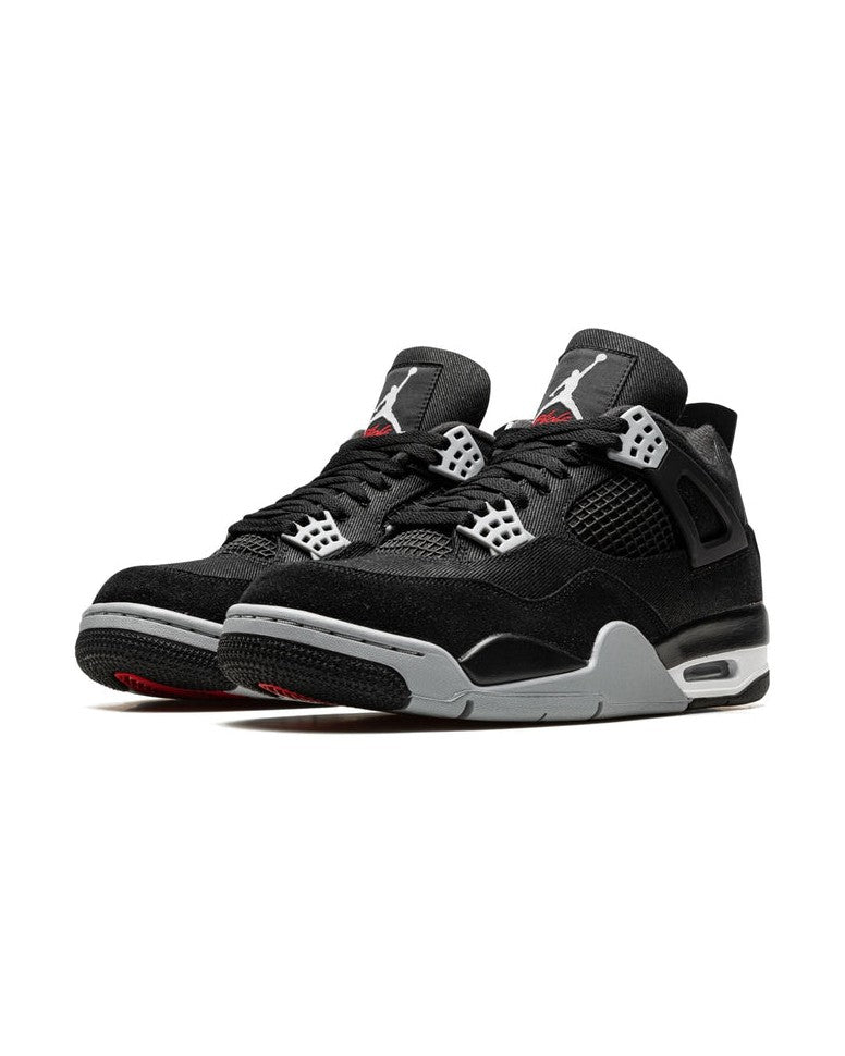 Air Jordan® 4 Black Canvas