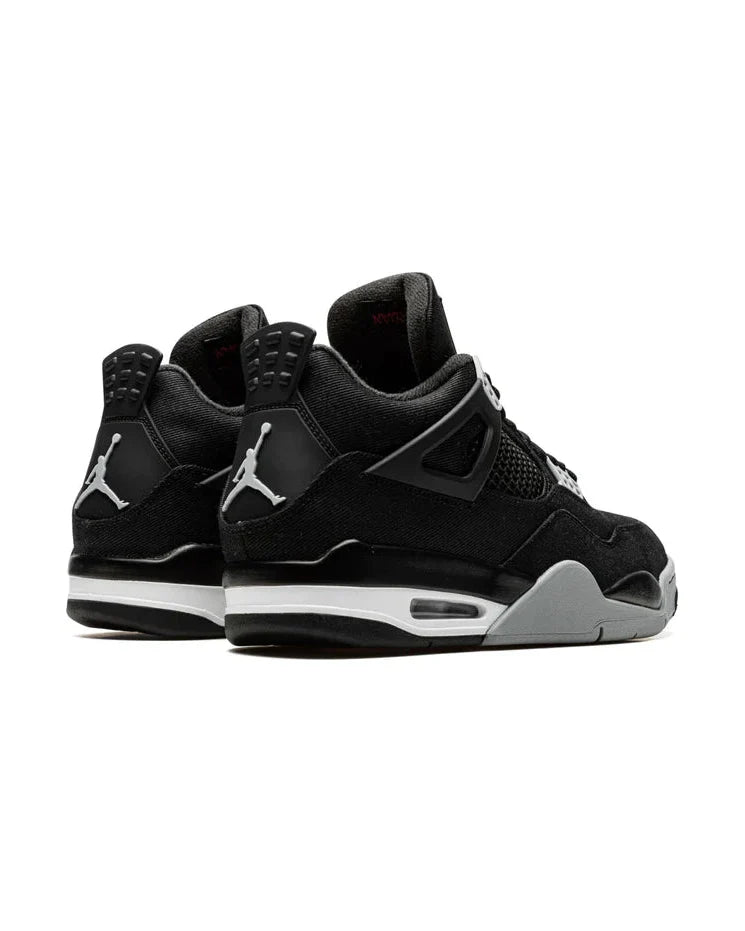 Air Jordan® 4 Black Canvas