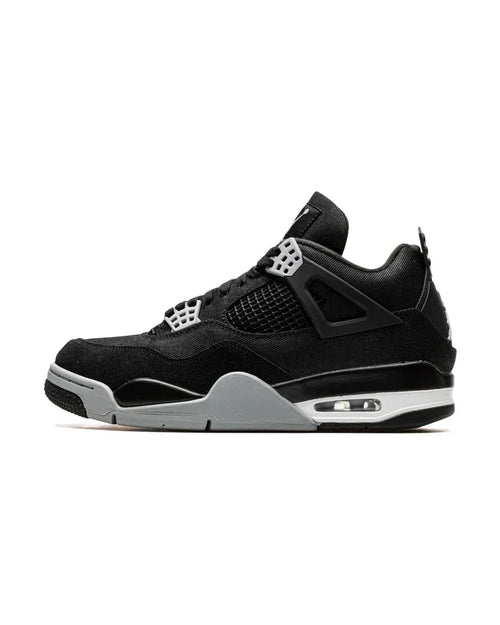 Air Jordan® 4 Black Canvas