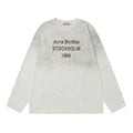 T-shirt Acne Stud Long White