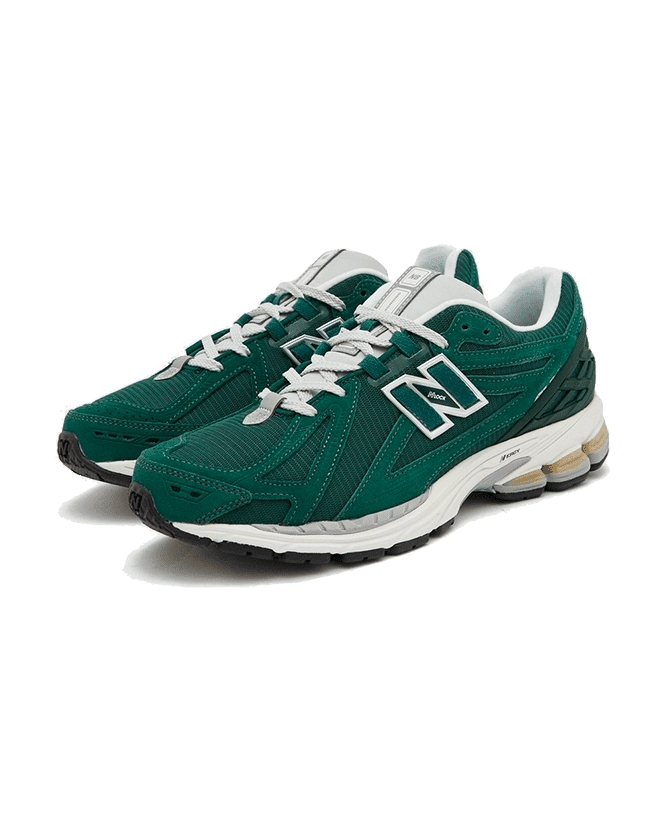 New Balance® 1906r Green Suede Metallic Silver