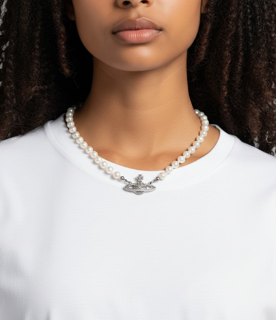 Collier Perles Vivienne Westwood® Saturne Orbe