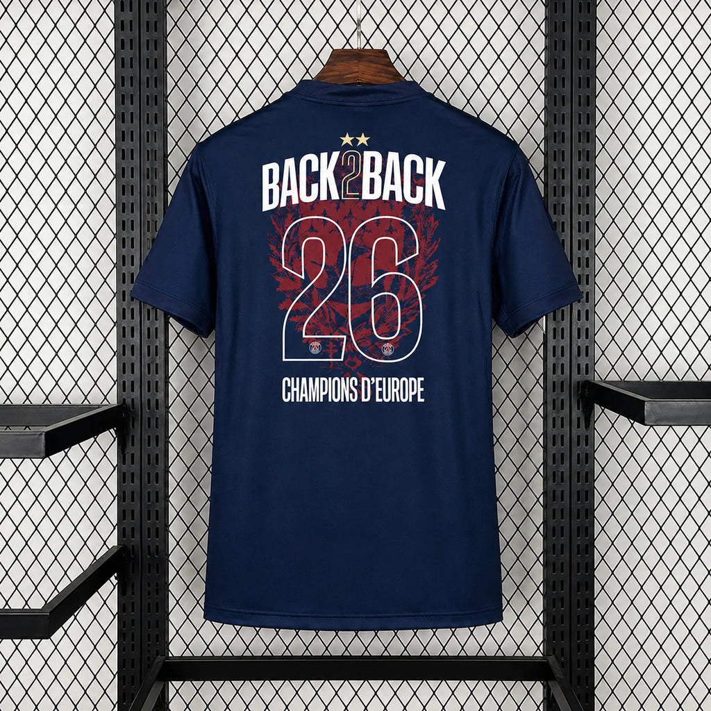 Maillot Paris Saint Germain Back2Back Bleu 2025-2026 (2 étoiles)