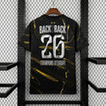 Maillot Paris Saint Germain Back2Back Noir 2025-2026 (2 étoiles)